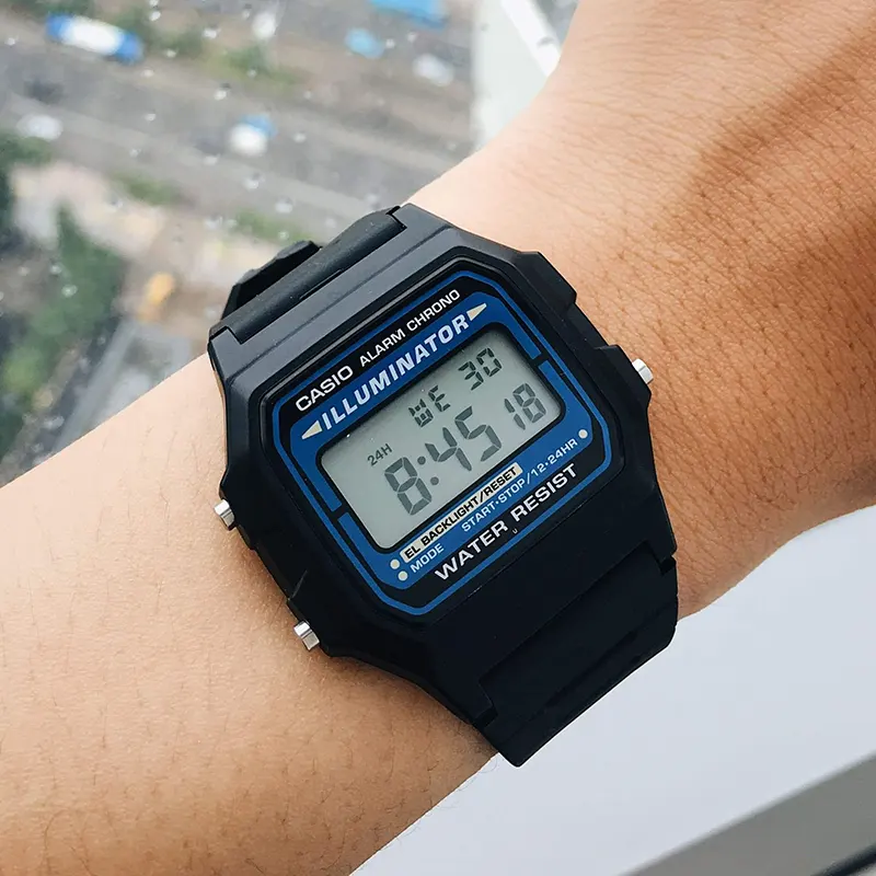 Casio Classic Retro Digital Dial Resin Men's Watch- F-105W-1A